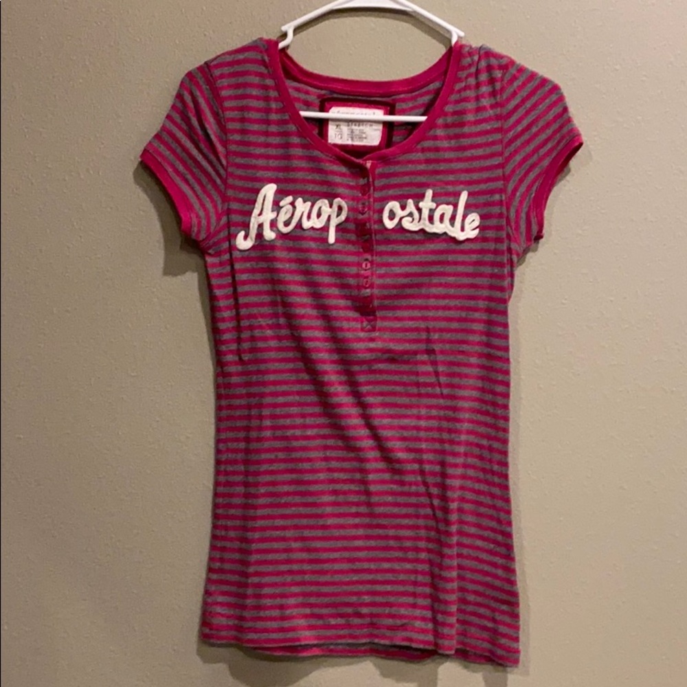 Aeropostale Striped Stretch T-shirt, size XL